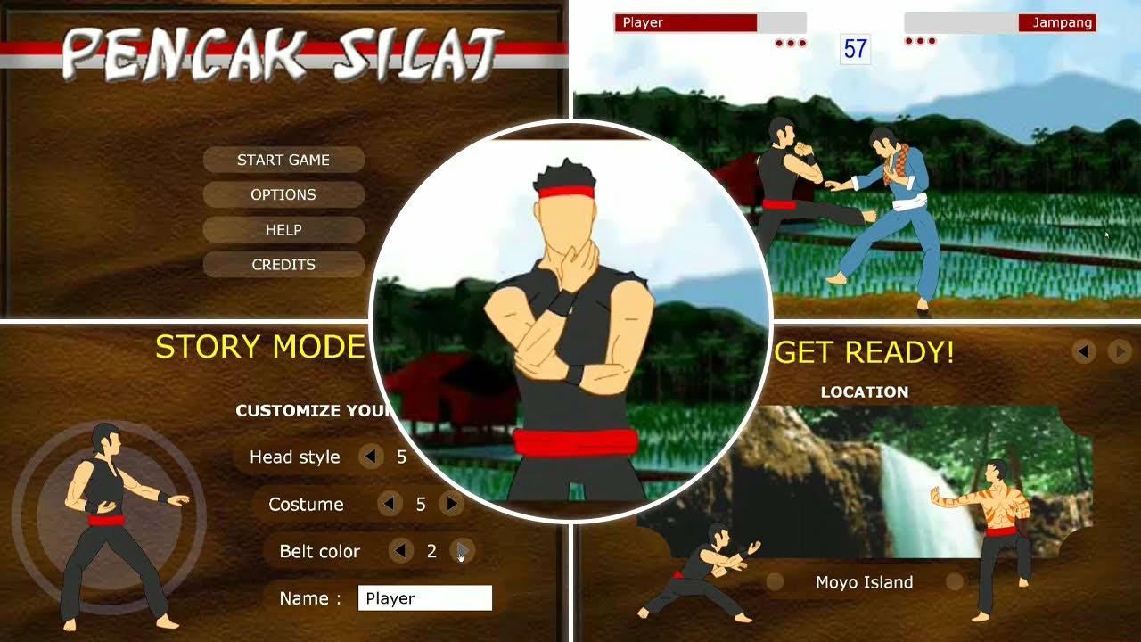 Pencak Silat 2 (2002) [Flash Game] Full Game