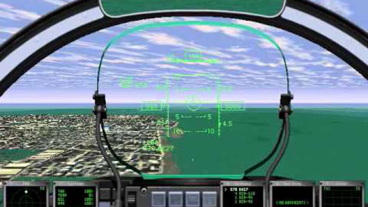Eurofighter vs F-22 (1996 Janes ATF Nato Fighters)