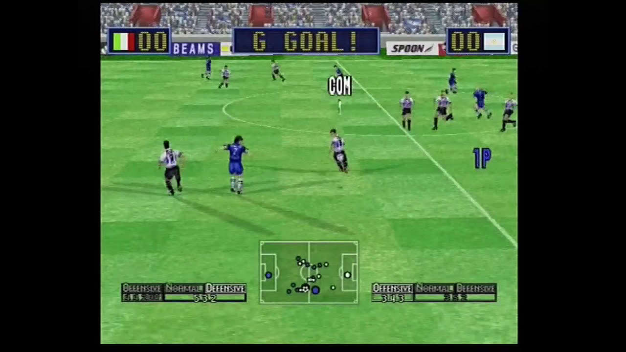 Virtua Striker 2 Longplay (Dreamcast Version) - As Italy - Difficulty: Hardest