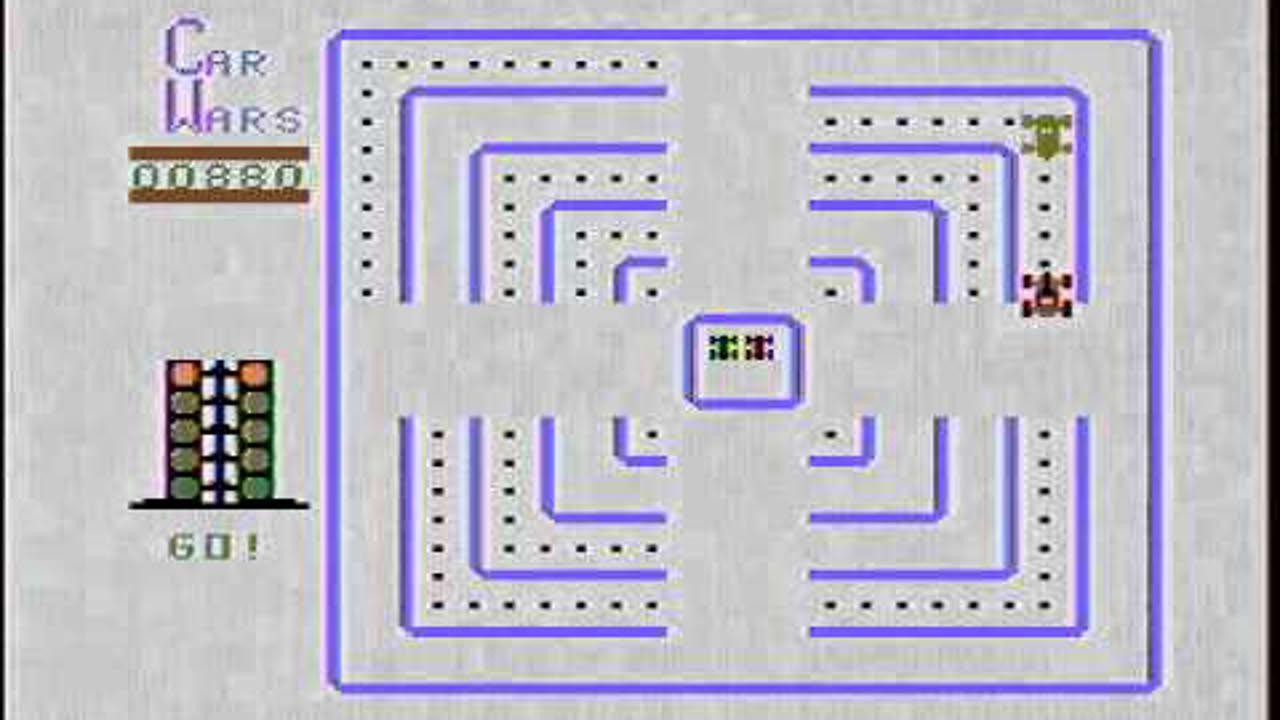 Car Wars (TI-99/4A) gameplay footage