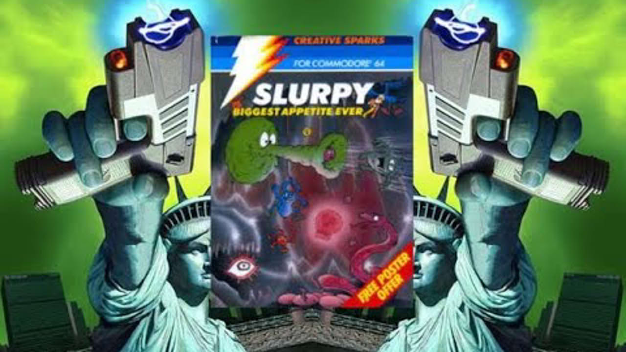 SLURPY COMMODORE 64 C64 CBM64 creative sparks 1984 RETRO