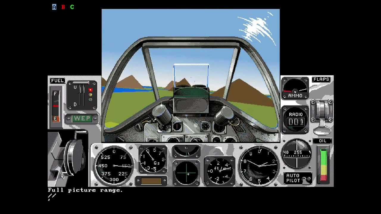 Air Warrior [1993] MS DOS - 5 minute gameplay -SVGA- no commentary