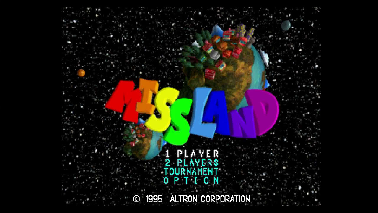 Missland (ミスランド). [PlayStation - Altron Corporation]. (1995). 1 Player Mode. All.
