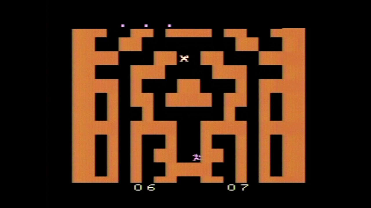 Entombed Atari 2600 Gameplay
