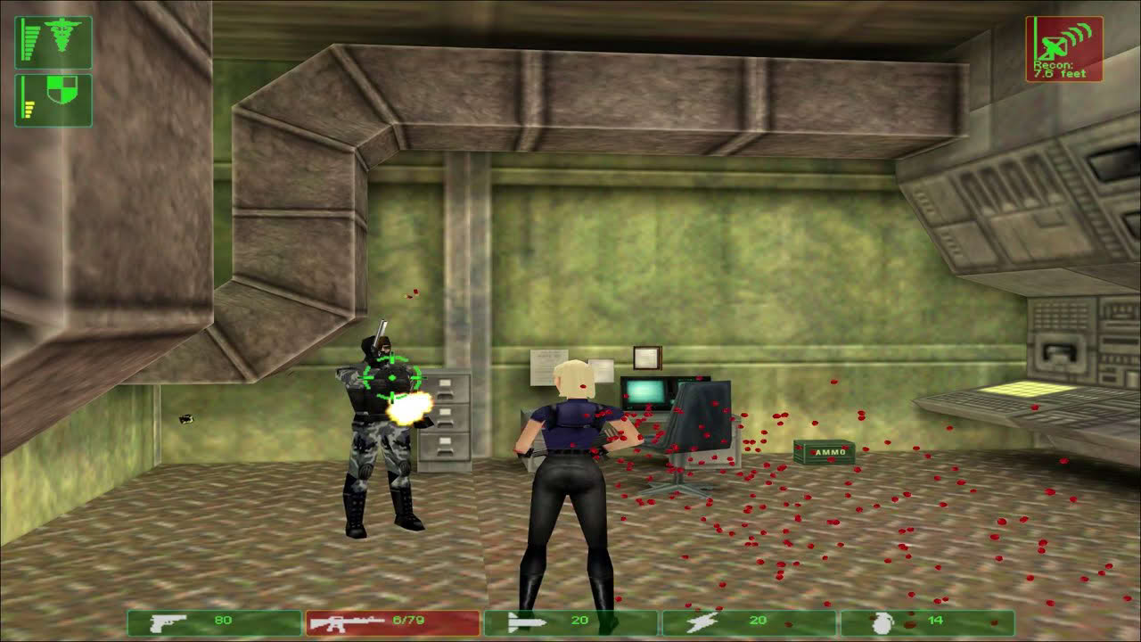 Vigilance (1998). Gameplay. "Veteran" difficulty. For Old-Games.ru. 398.
