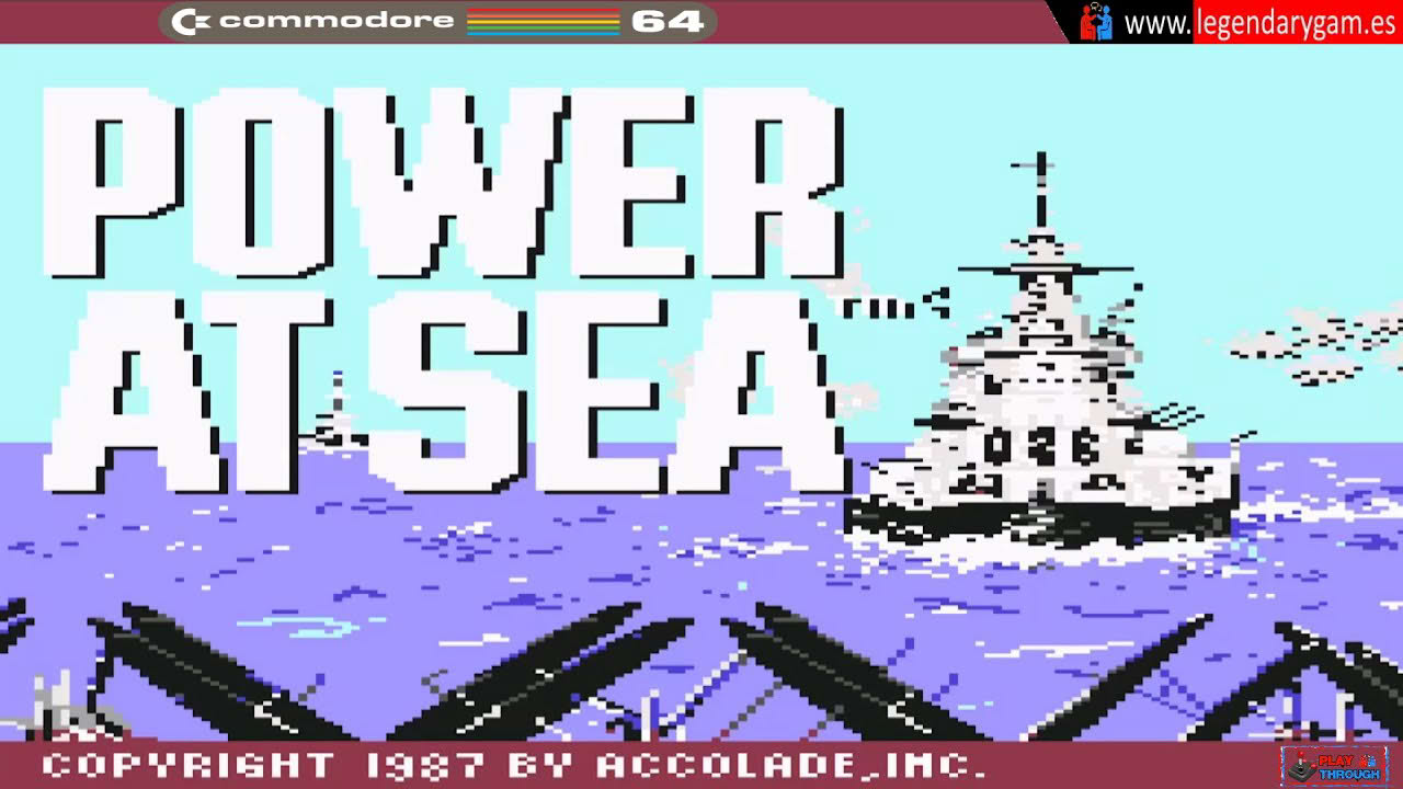 Power at Sea - C64 - (1987) - Accolade - Distinctive Software - C64 games - WW II - Leyte Gulf
