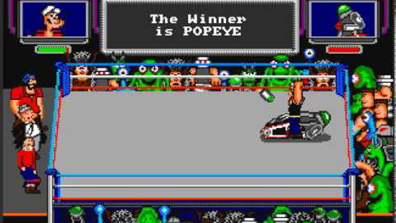 Amiga Longplay Popeye 3 - WrestleCrazy