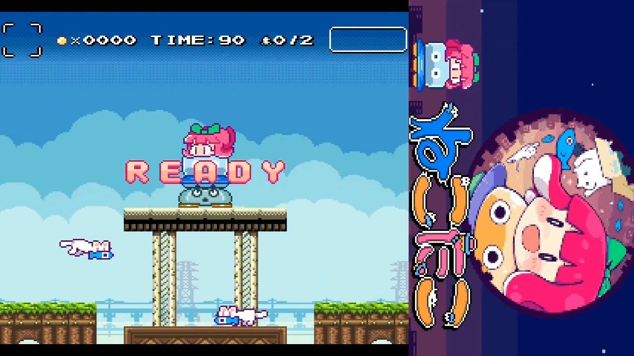Nekotako (2020 SNES Homebrew) Demo - Worlds 1 and 2