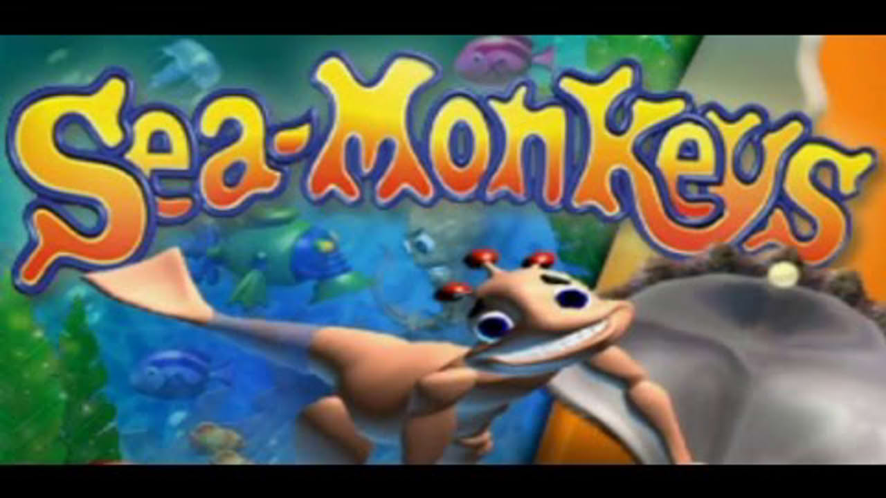 Classic PS1 Game The Amazing Virtual Sea Monkeys on PS3 in HD 720p