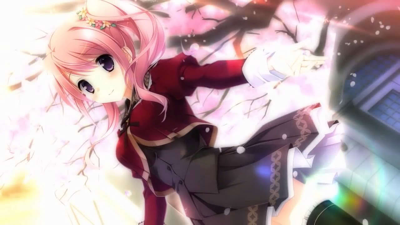 【フレーム補間】　桜舞う乙女のロンド　OP　【60fps】