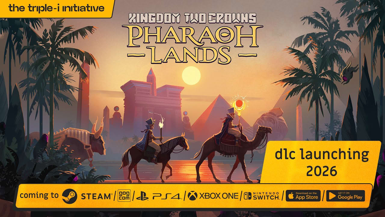 Kingdom Two Crowns: Pharaoh Lands - DLC Reveal Trailer | The Triple-i Initiative