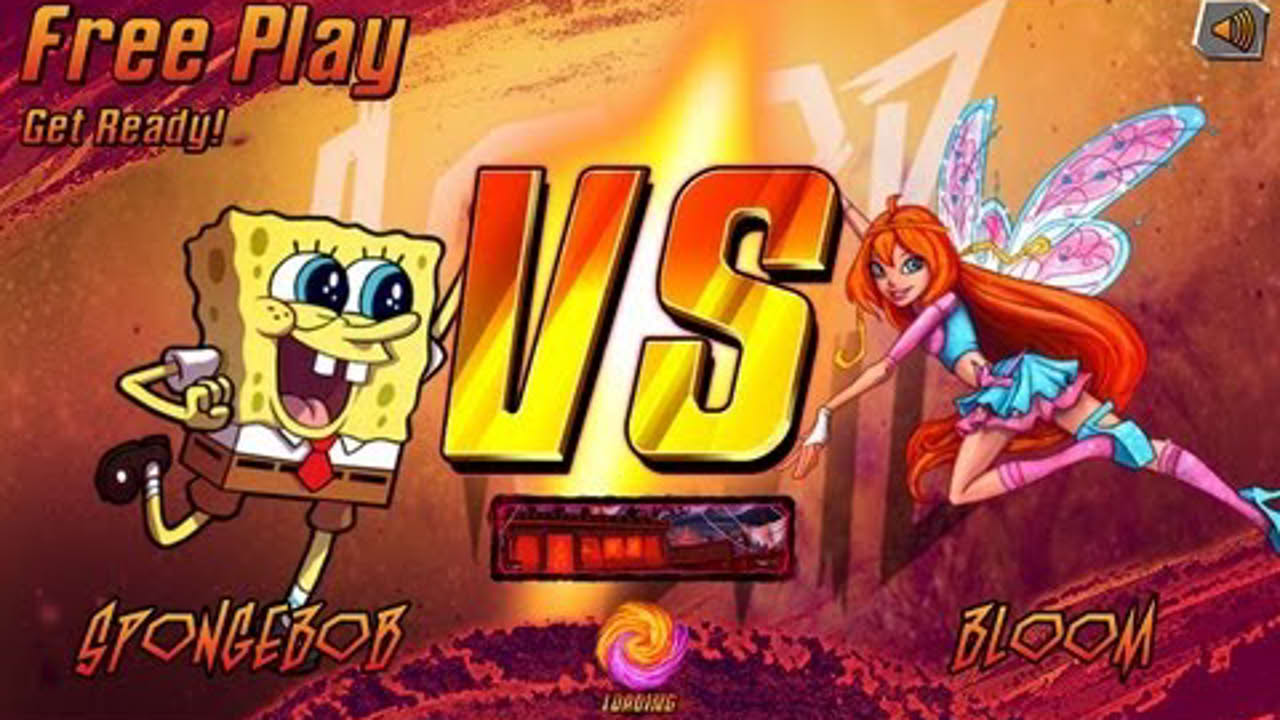 Super Brawl- Spongebob VS Bloom