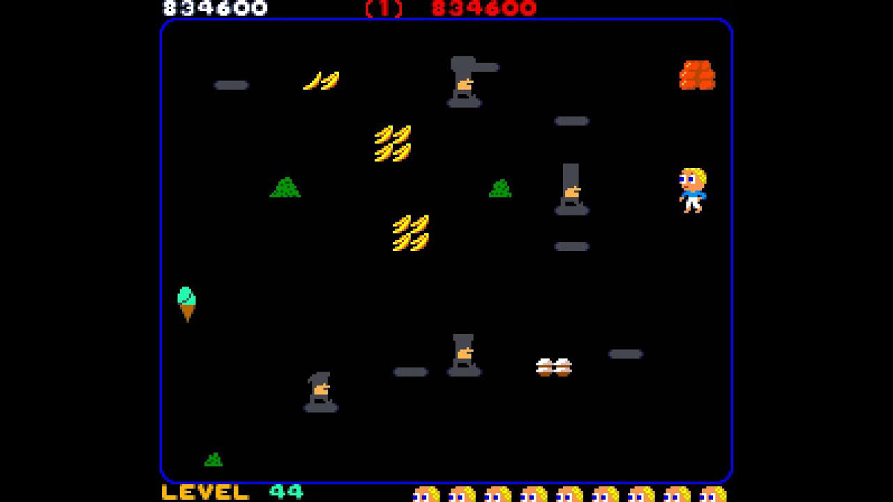 Arcade Game: Food Fight (1982 Atari)
