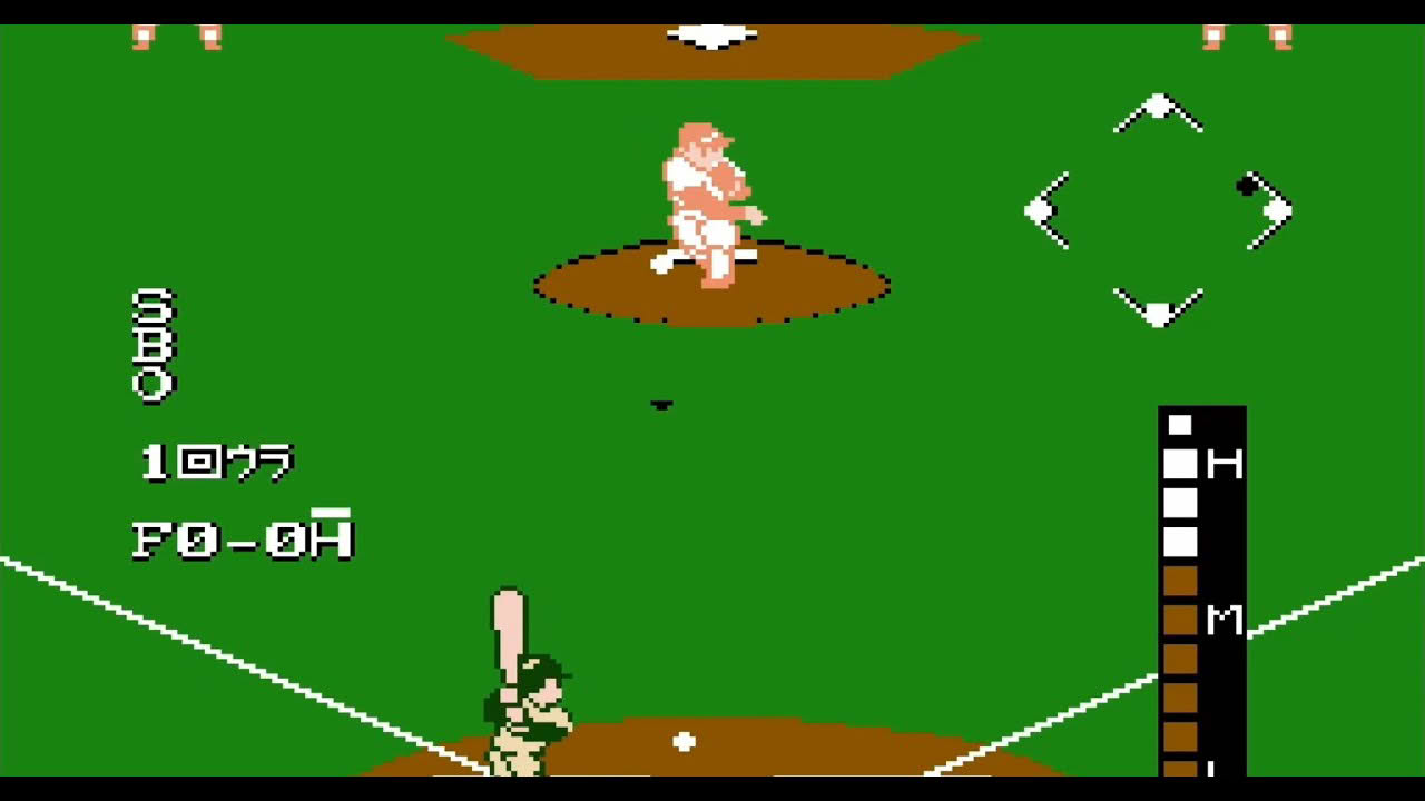 Baseball Fighter (Famicom) - Gameplay