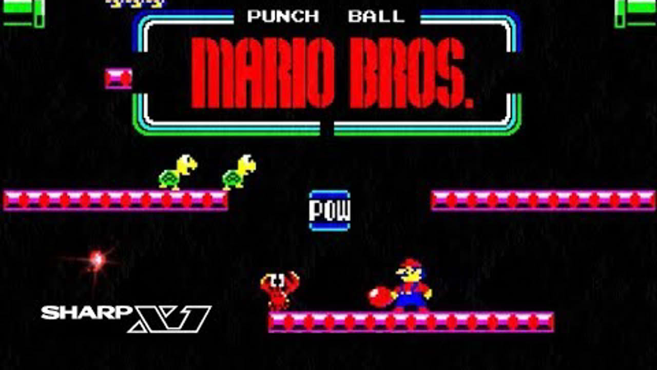 X1 パンチボールマリオ PUNCH BALL MARIO BROS. レトロゲーム