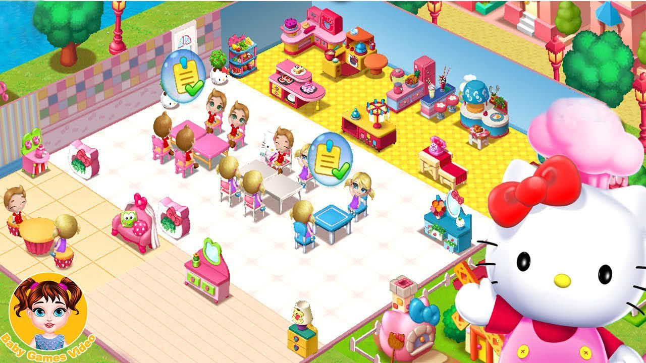 Hello Kitty Food Town - Fulfill Your Restaurant Dreams with Hello Kitty!