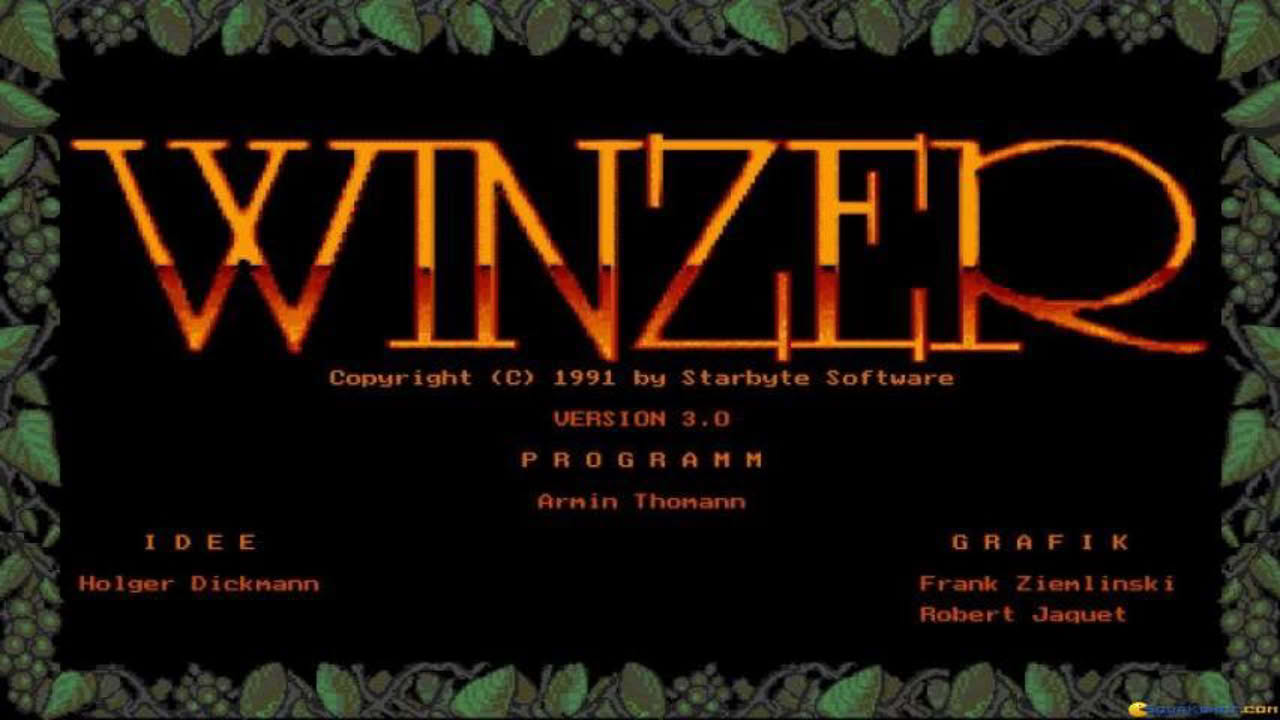 Winzer gameplay (PC Game, 1991)