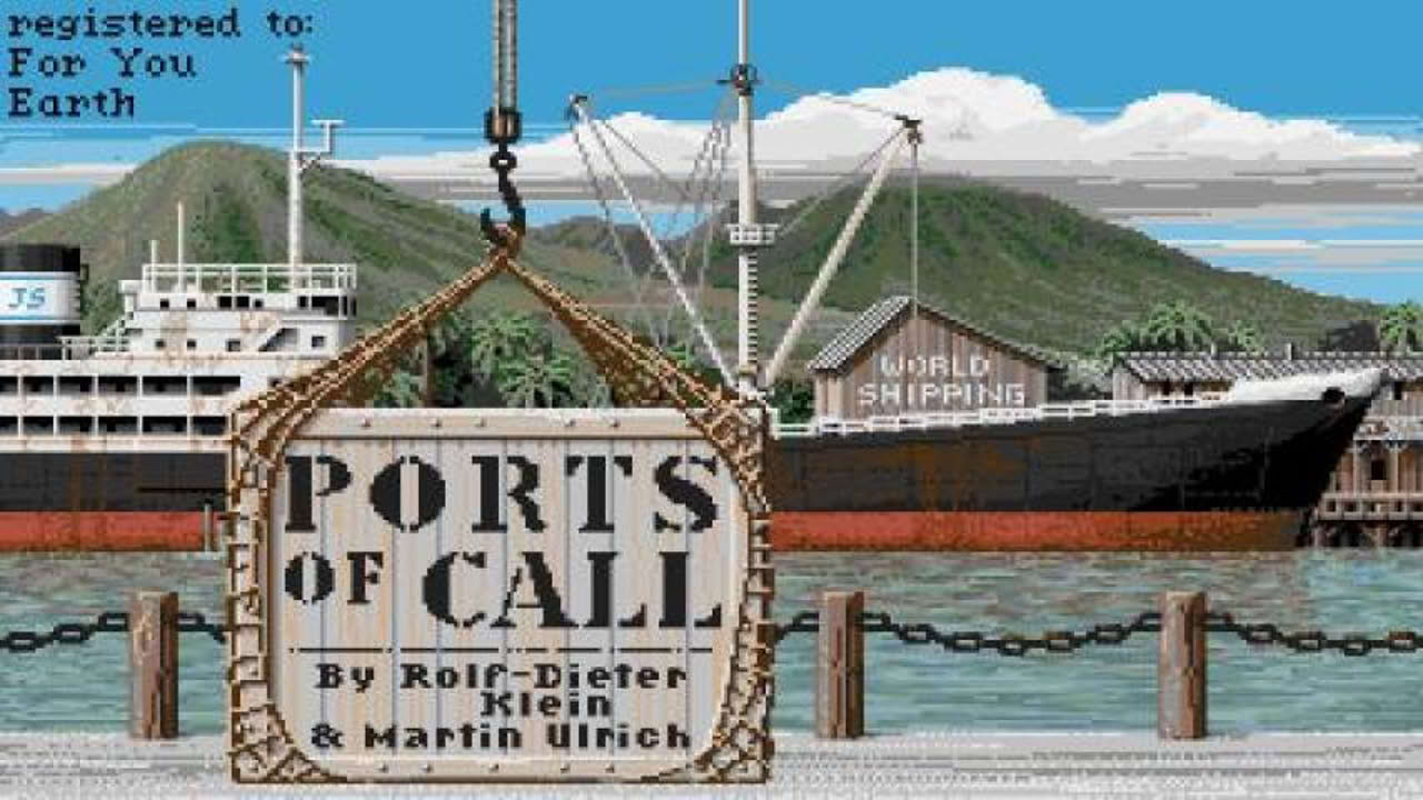 Ports of Call gameplay (PC Game, 1987)