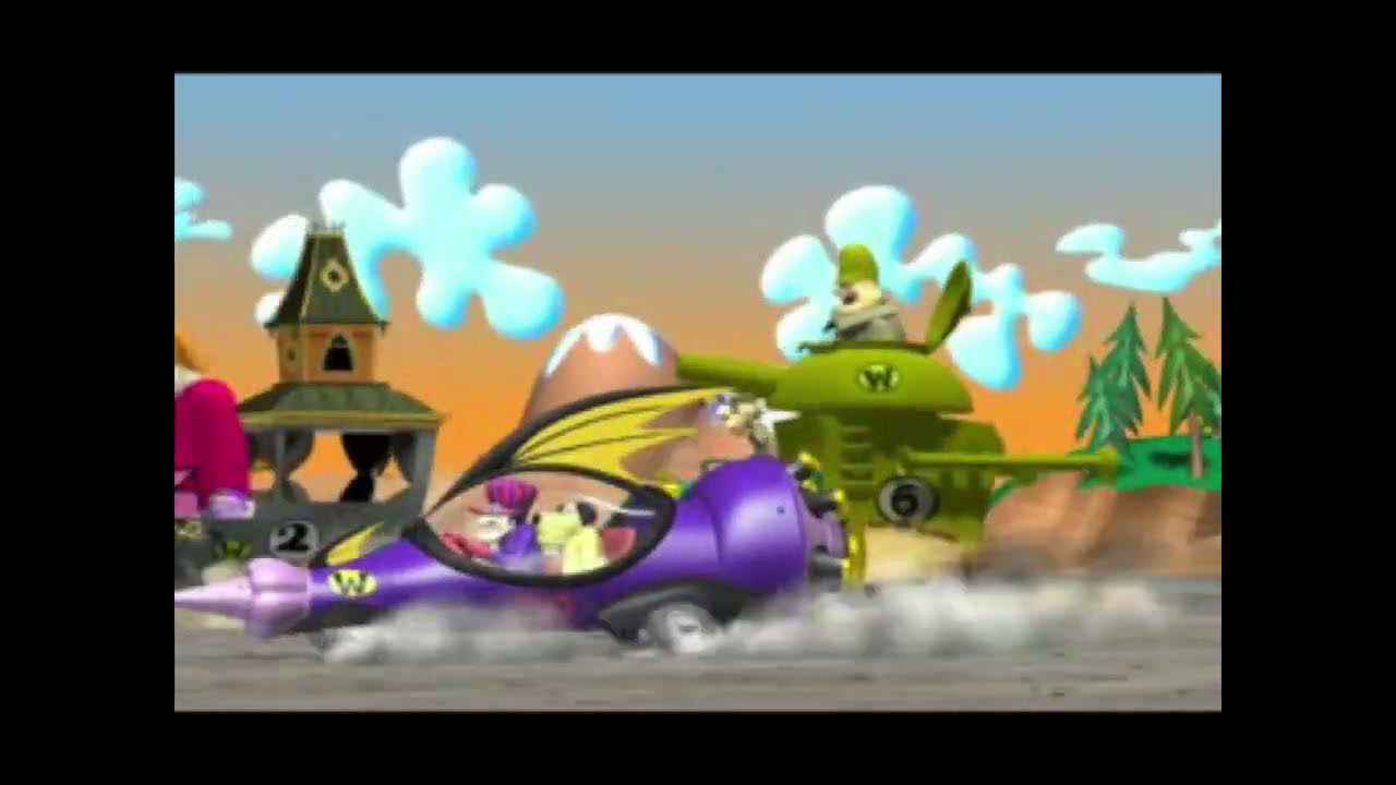 Wacky Races intro Playstation 1