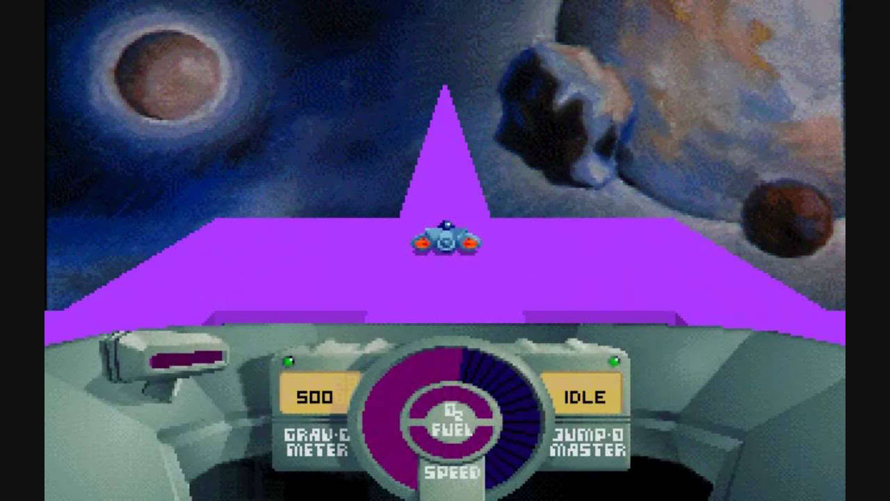 Gameplay: Skyroads (DOS) HD