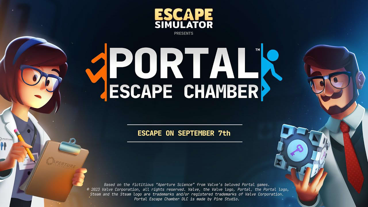 Escape Simulator: Portal Escape Chamber DLC - September 7th