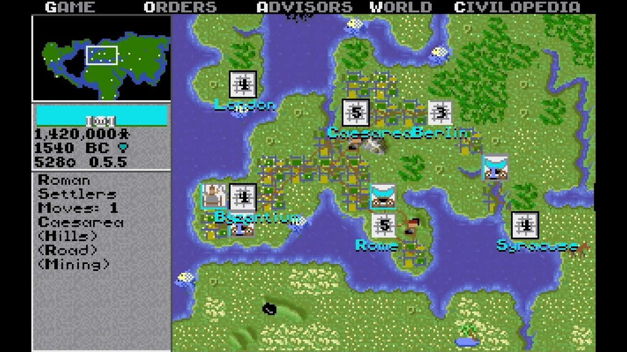Civilization AGA (Amiga) - Easy mode playthrough