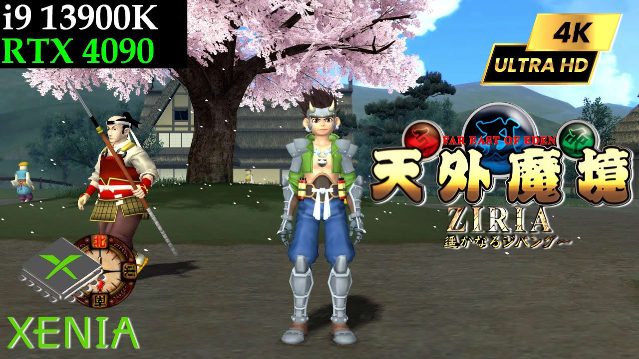 Tengai Makyou: Ziria ~ UHD ( 6 X IR ) 60FPS  | Xenia Canary | RTX4090 + i9 13900K