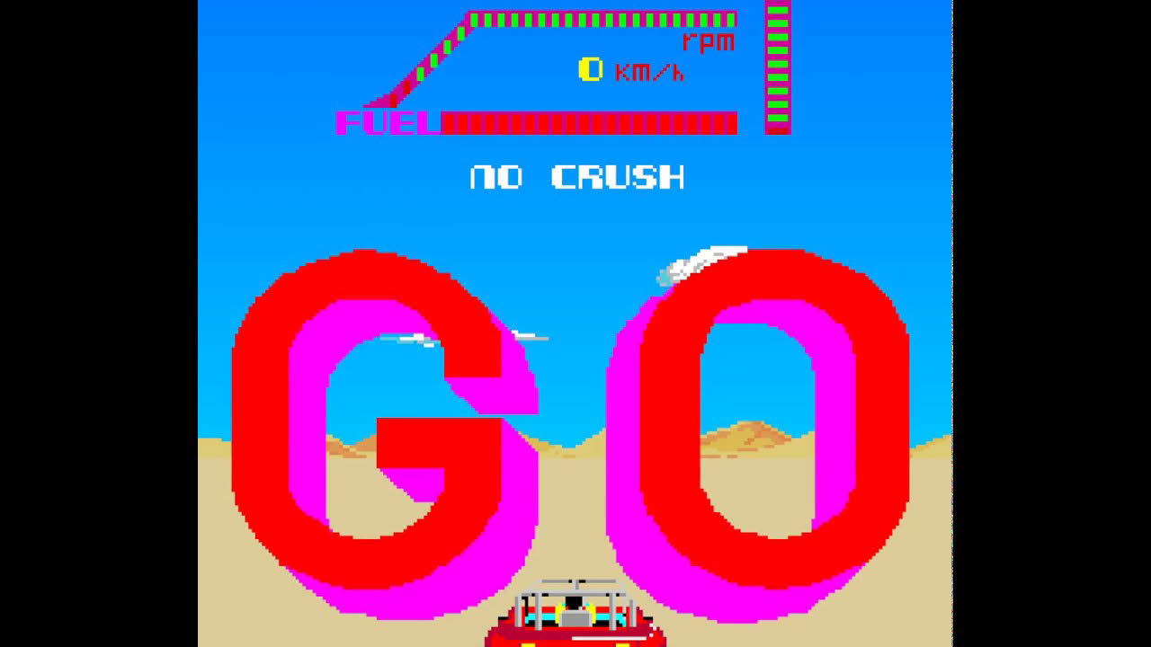 Arcade Game: Buggy Challenge (1984 Taito)