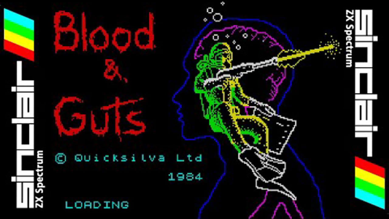 BLOOD 'N' GUTS (1984) Walkthrough, ZX Spectrum
