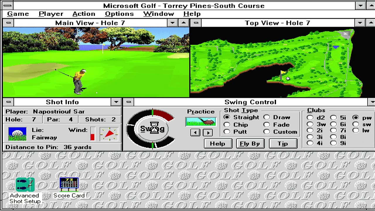 Access Software - Microsoft Golf - 1992