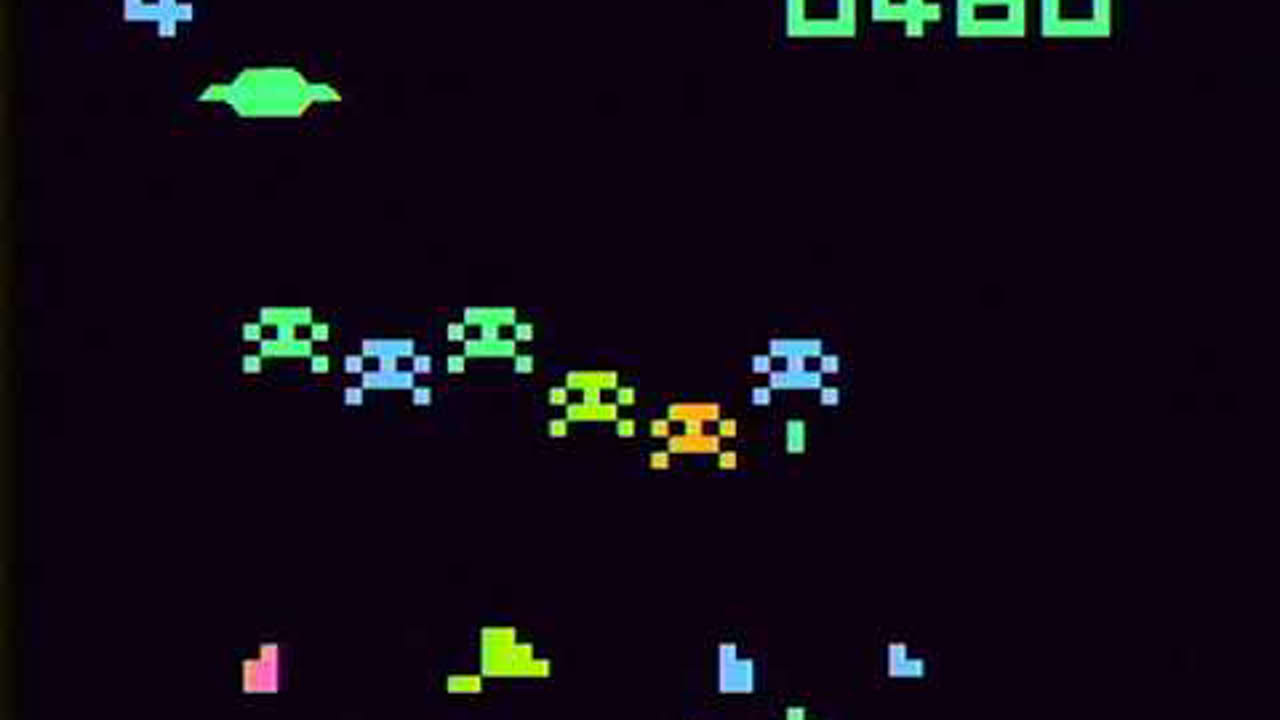 Epoch Cassette Vision - #5 Battle Vader - 1982 (GamePlay)