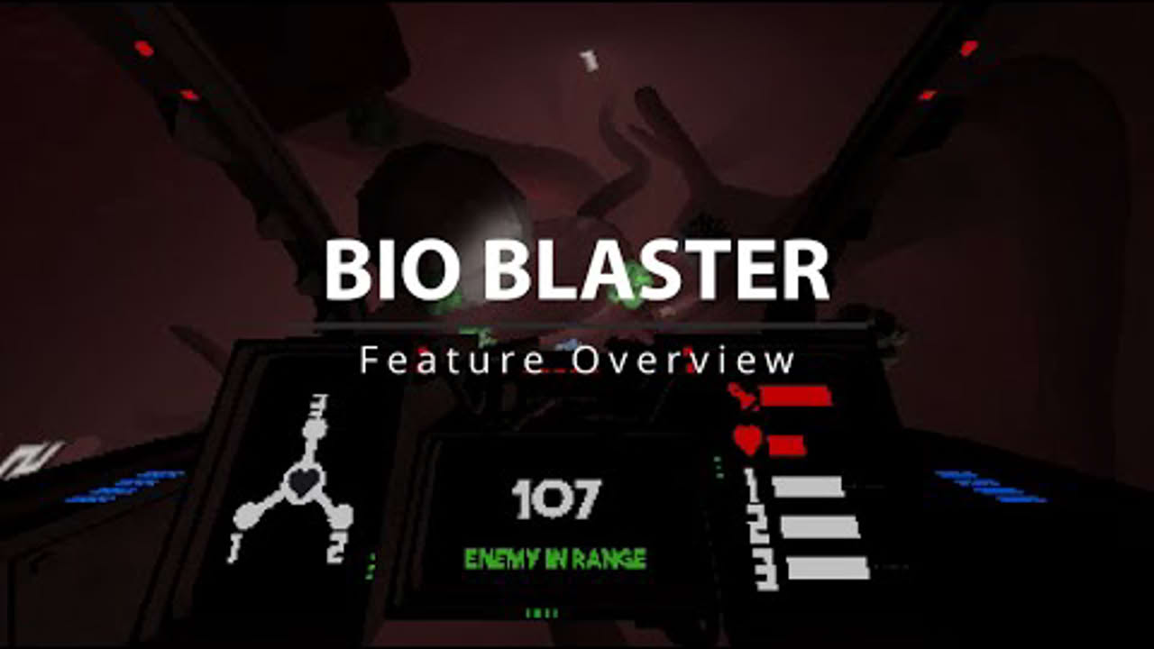 Bio Blaster | First person 6DOF space shooter game