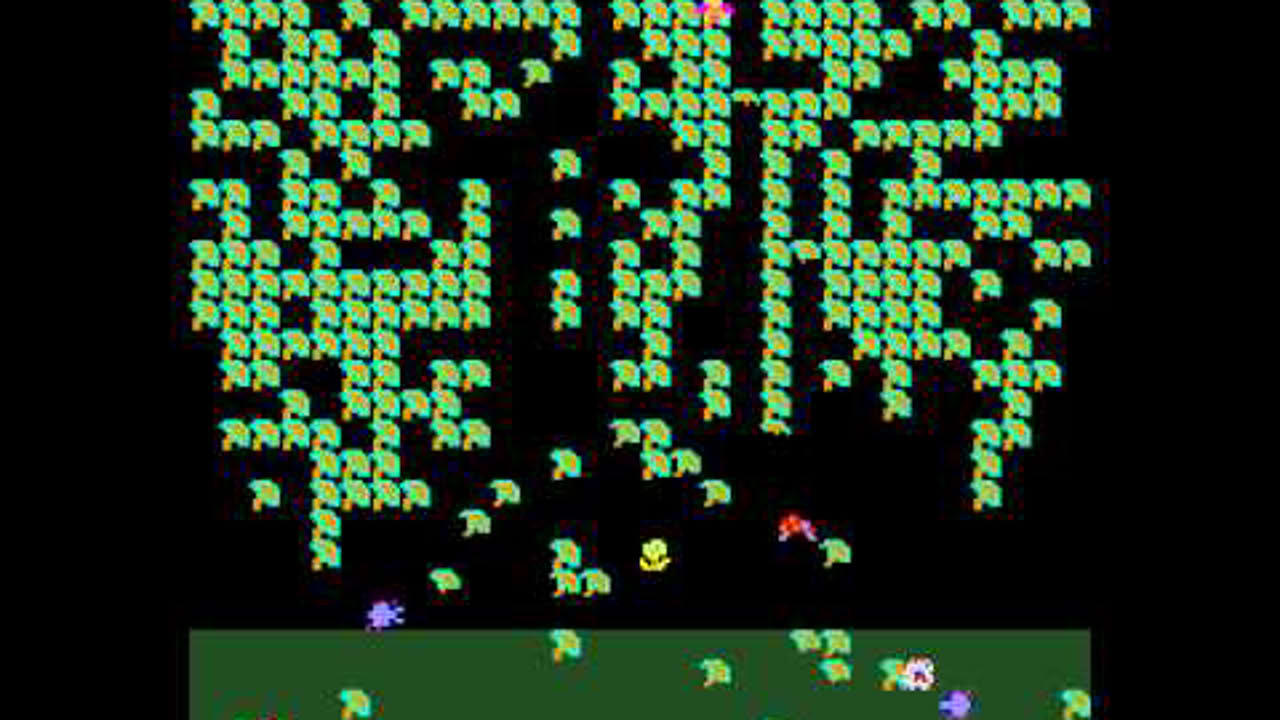 Arcade Game: Millipede (1982 Atari)
