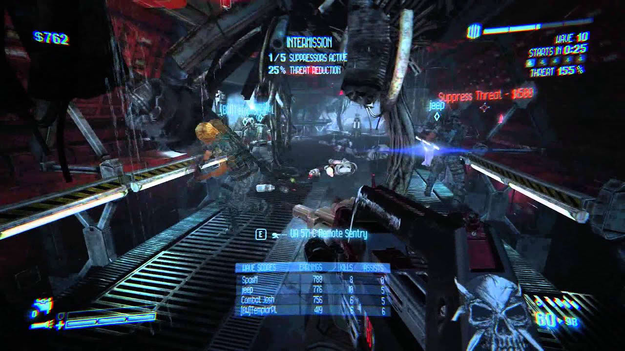 Aliens: Colonial Marines: Bug Hunt DLC Gameplay