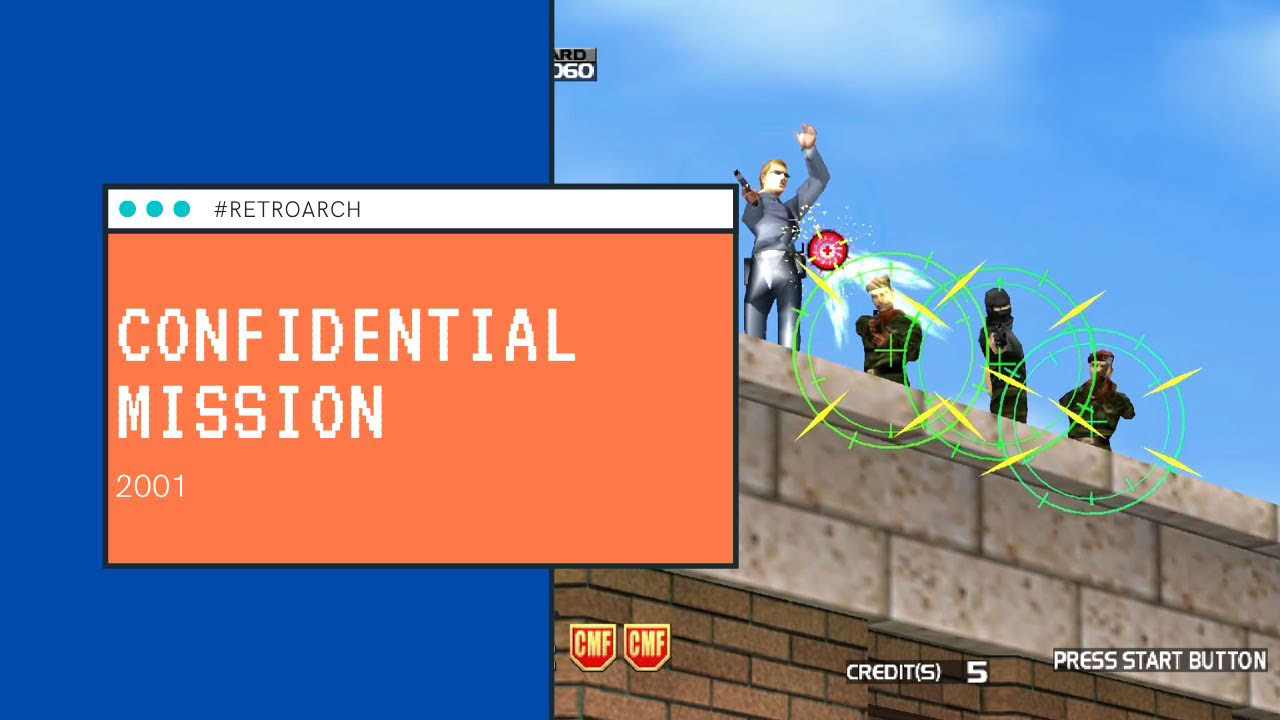 Confidential Mission (2001) [DC] - RetroArch with Flycast