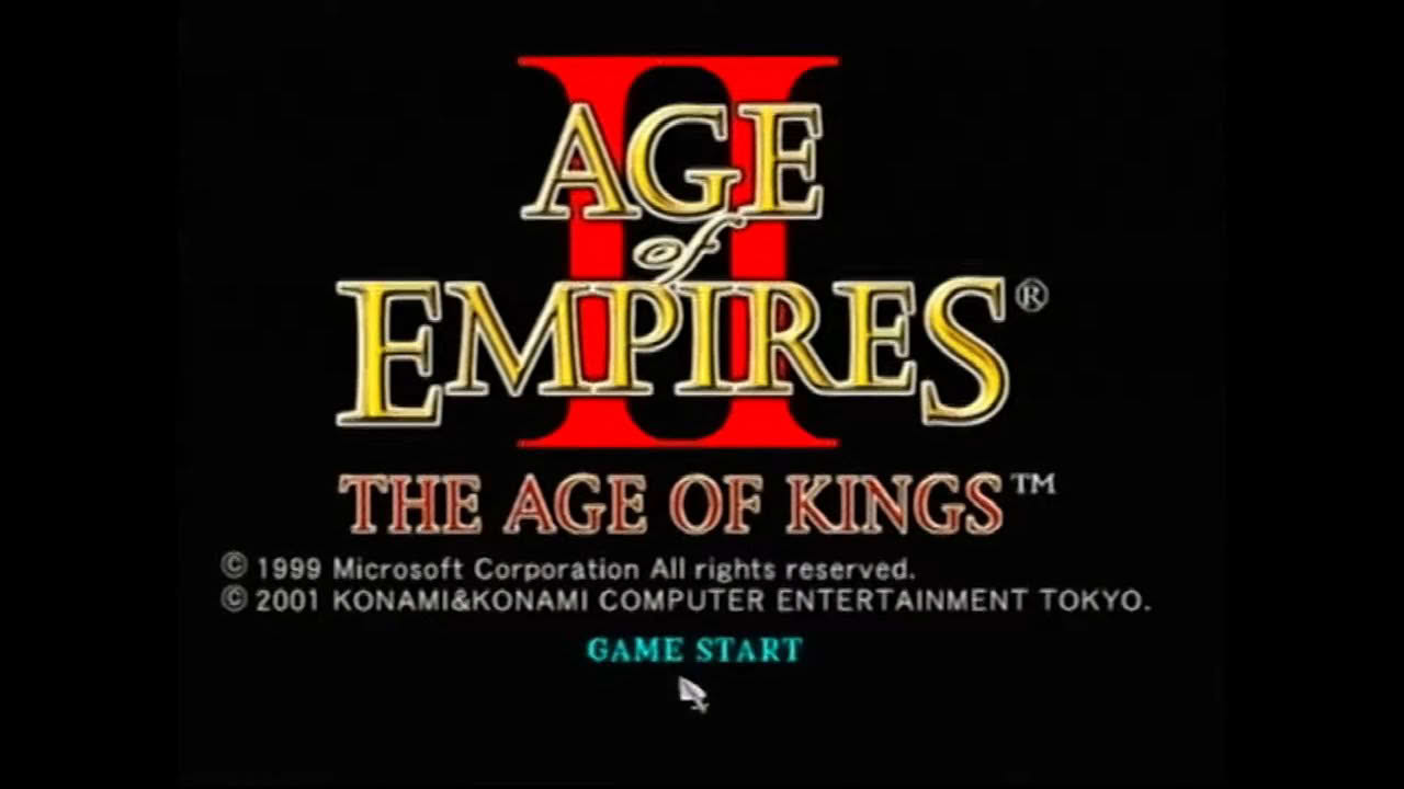 Age of Empires II: The Age of Kings Gameplay Playstation 2