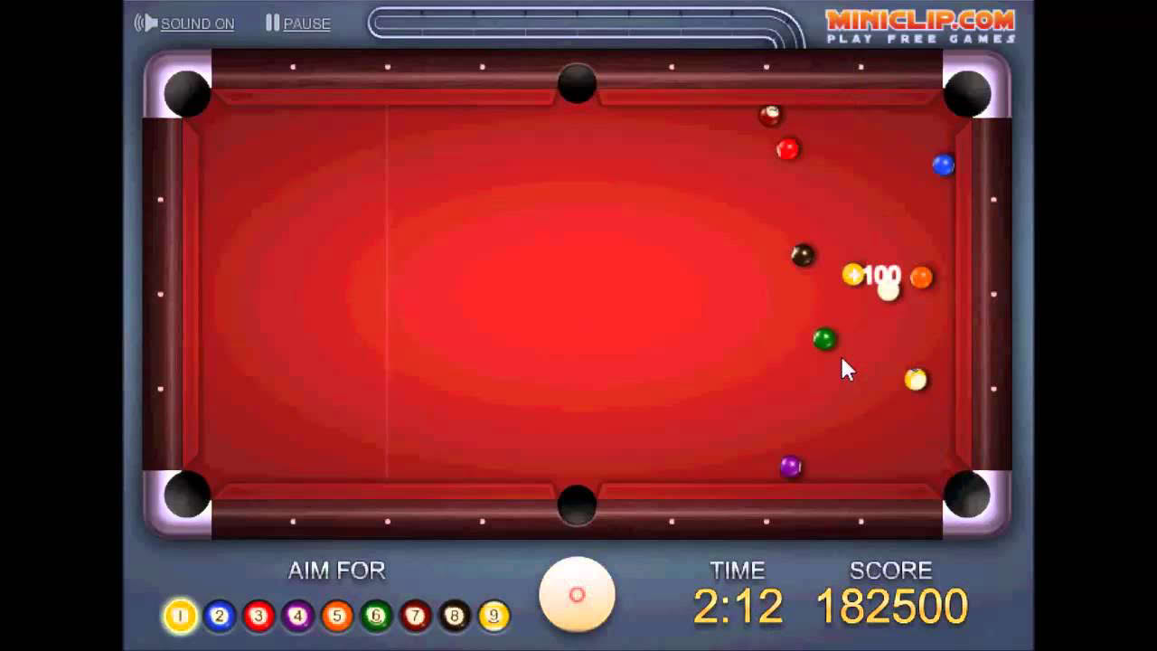9 Ball Quick Fire Pool - 287,800 points