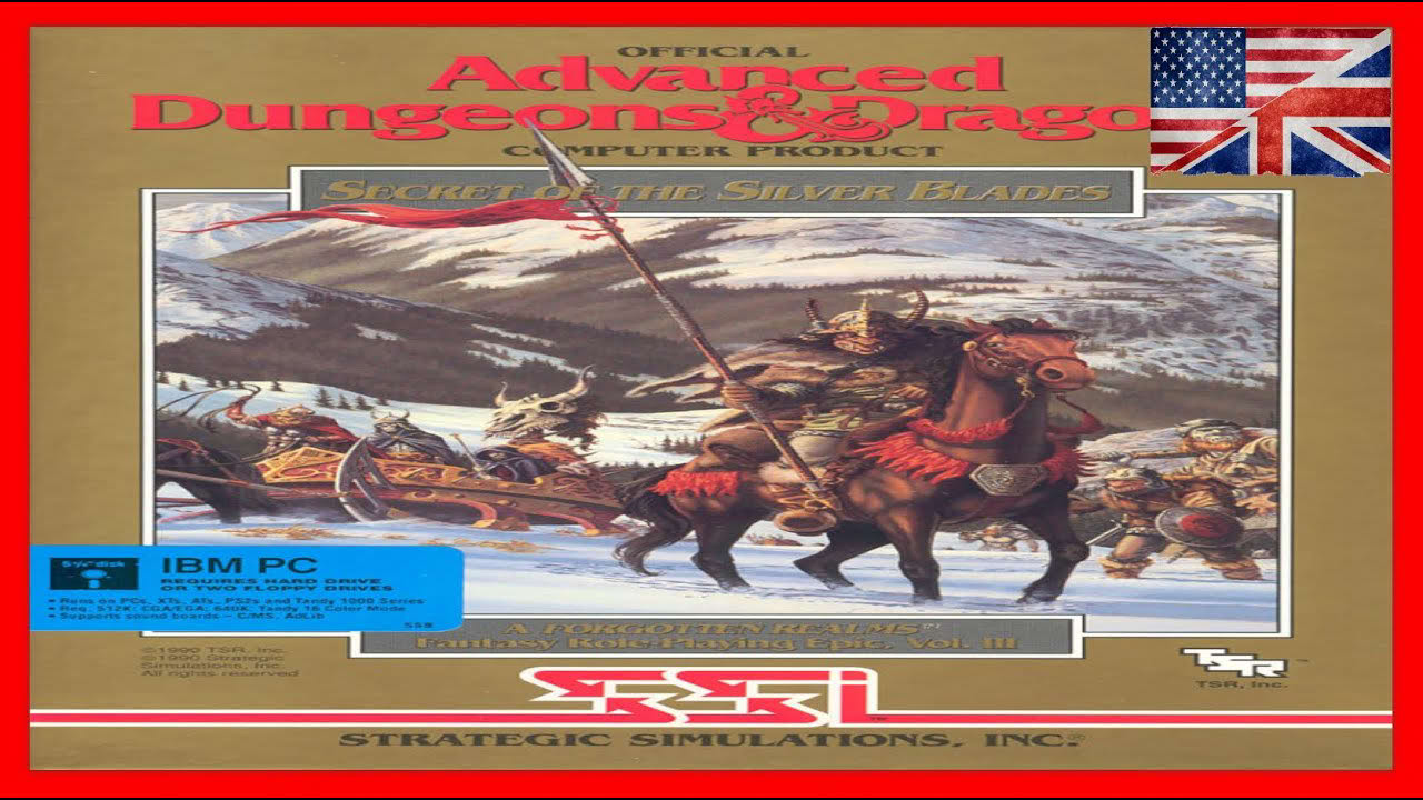 Secret of the Silver Blades (1990) PC FPA Adventure