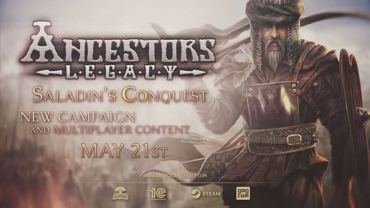 Ancestors Legacy: Saladin's Conquest DLC - Official Trailer [Historical RTS]