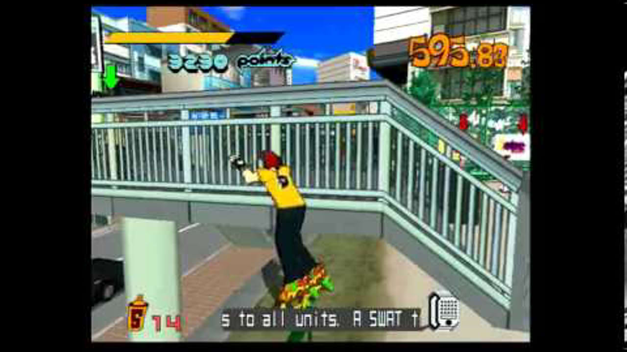 Jet Set Radio (Jet Grind Radio) Dreamcast Gameplay