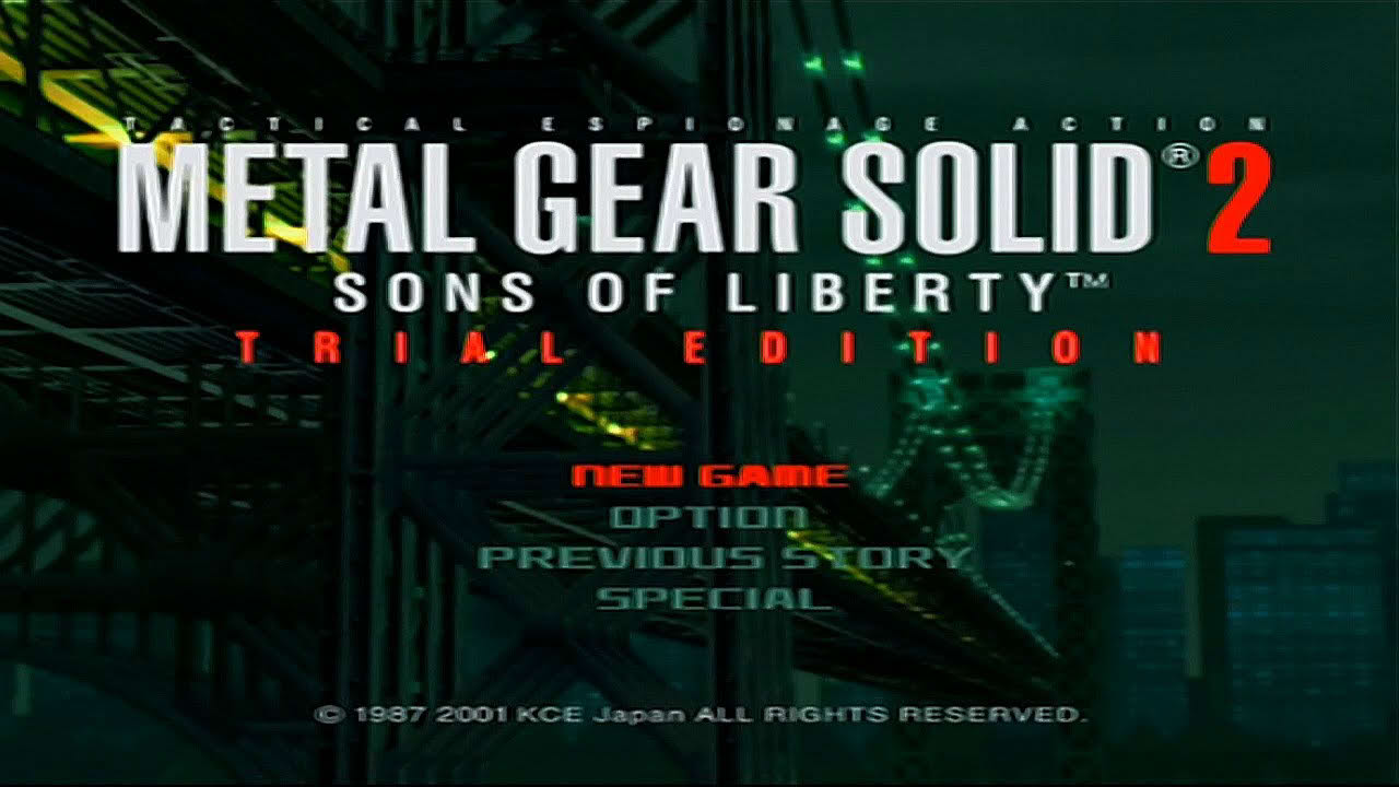 Metal Gear Solid 2: Trial Edition - PS2 FULL DEMO - [mClassic] - 4:3 Original Aspect Ratio