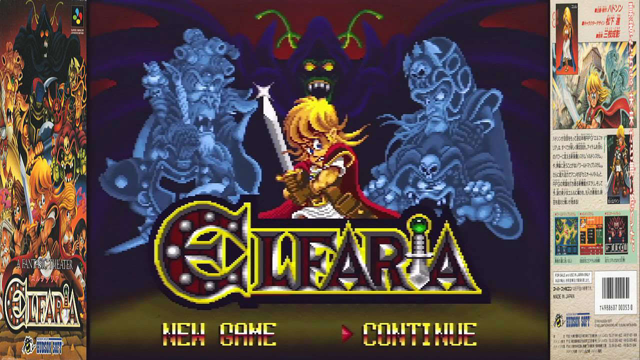 Elfaria: The Isle of the Blest [エルファリア] Game Sample - SNES/SFC