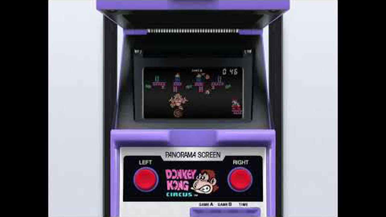 Game & Watch - Donkey Kong Circus (c)1984 Nintendo [MAME emulation footage]