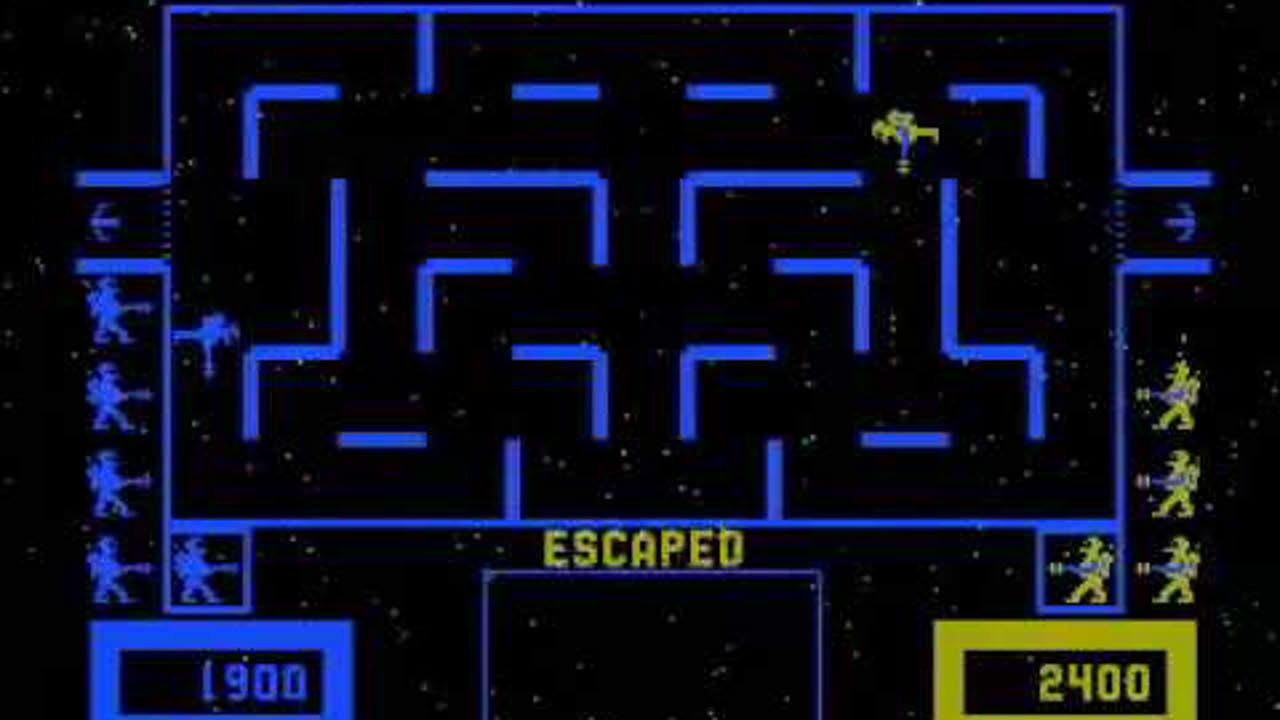 Wizard of Wor Arcade Gameplay