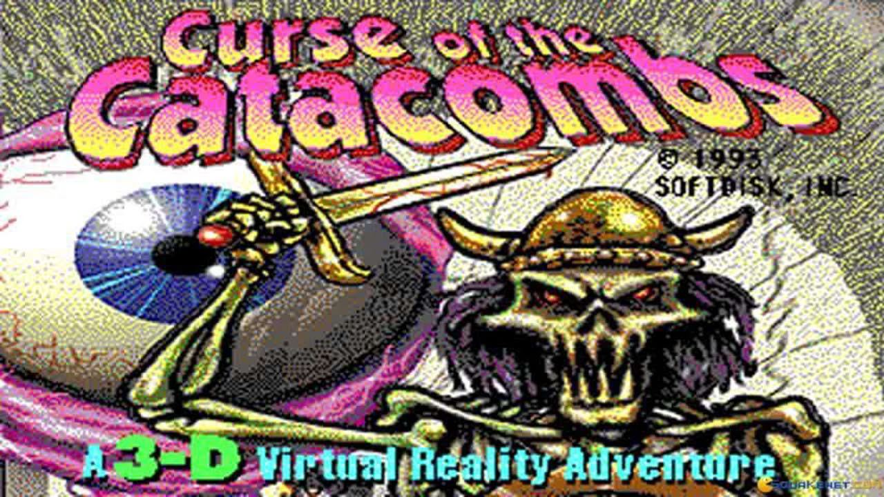 Curse of the Catacombs gameplay (PC Game, 1993)