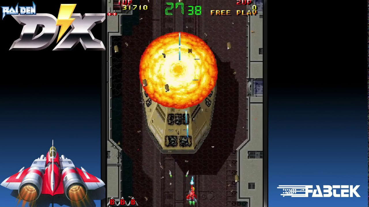 Raiden DX (1994) Arcades, Playstation Full Game HD 60fps
