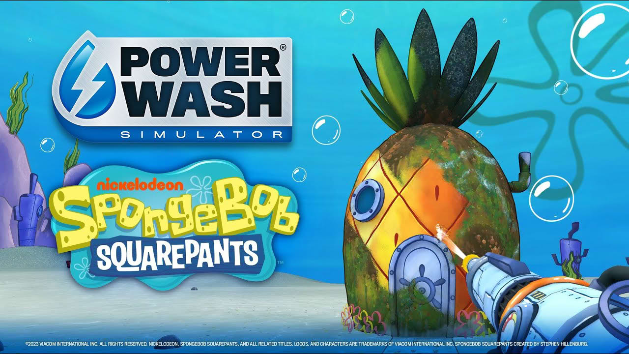 PowerWash Simulator SpongeBob SquarePants Special Pack Launch Trailer