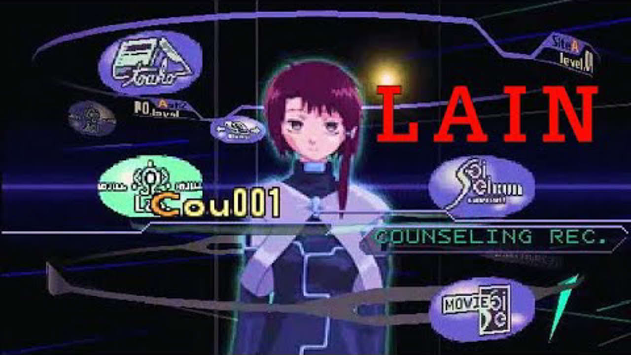 SERIAL EXPERIMENTS LAIN - 1998 PS1 Psychological Horror Game (+ Review in the Description)