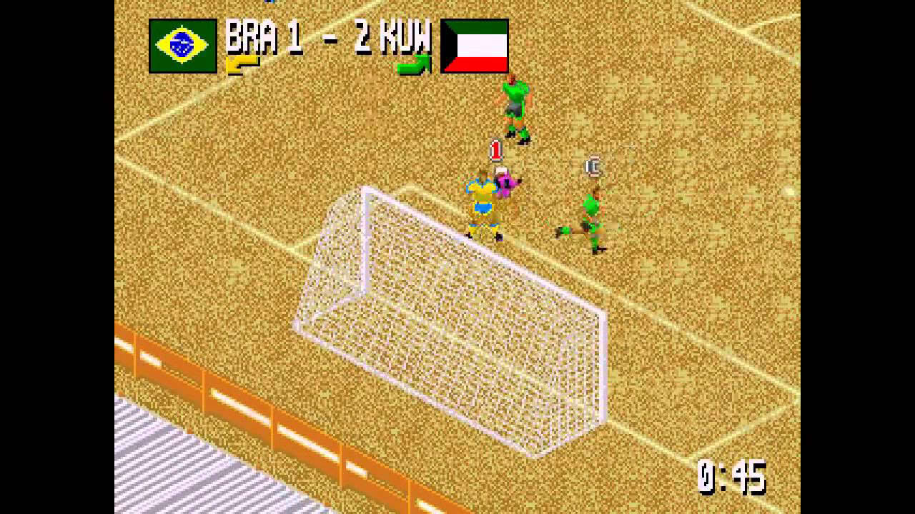 Head-On Soccer ... (Sega Genesis) Gameplay