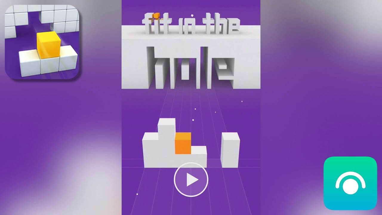 Fit In The Hole - Gameplay Trailer (iOS, Android)